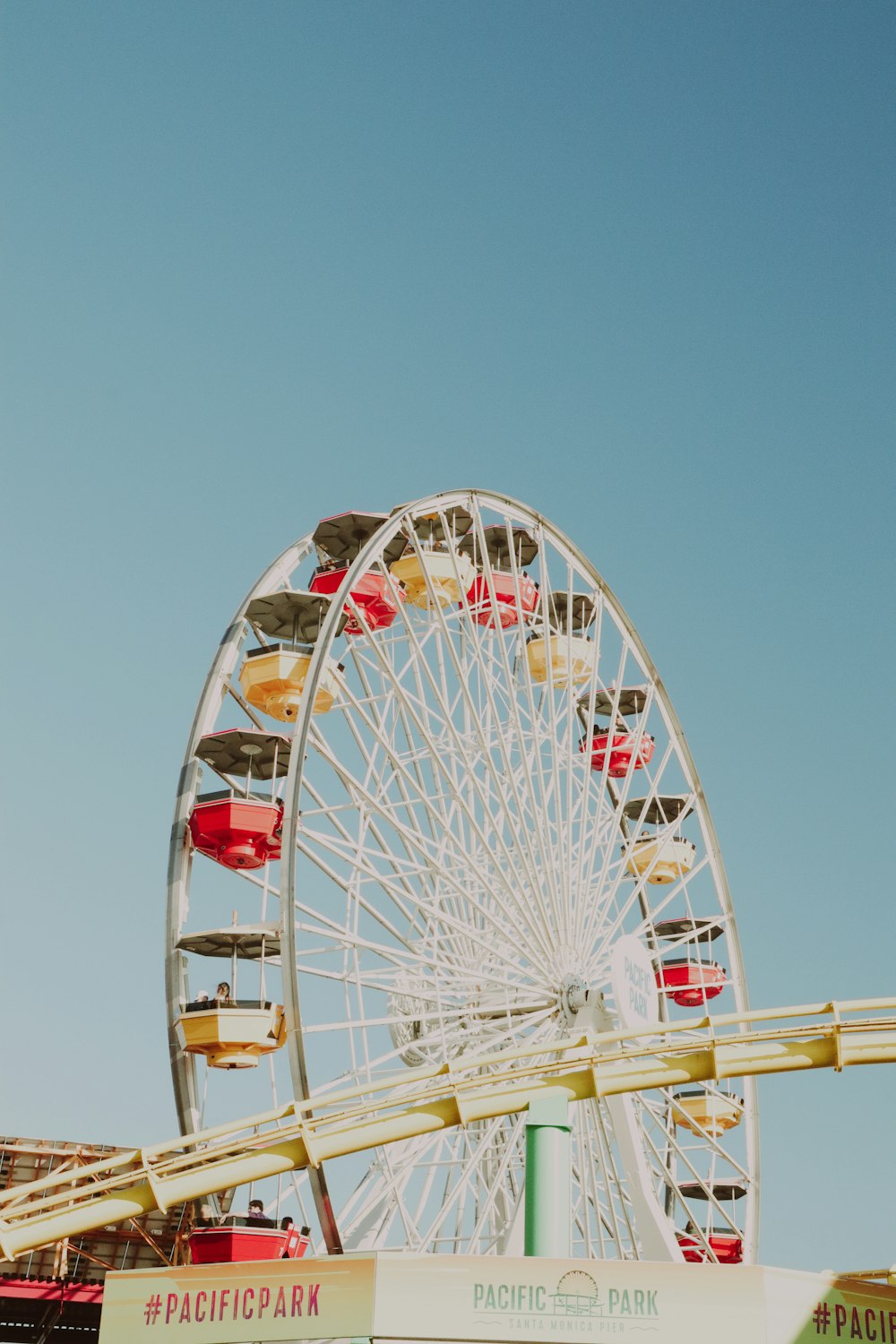 a large ferris wheel