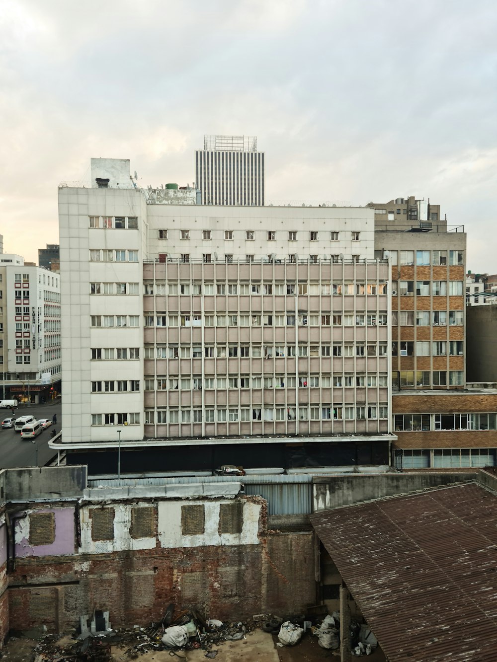 a group of buildings