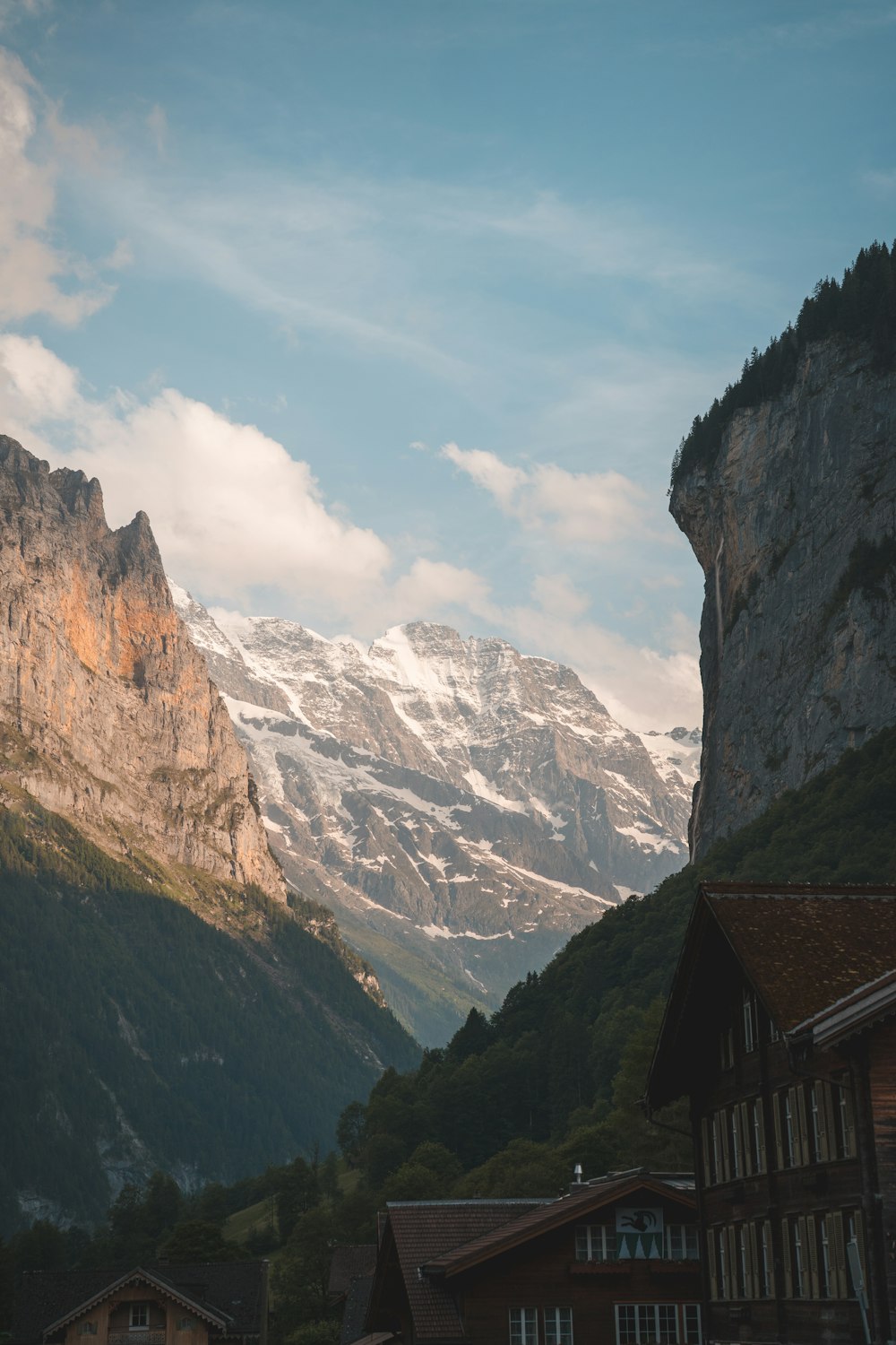 a building on a mountain