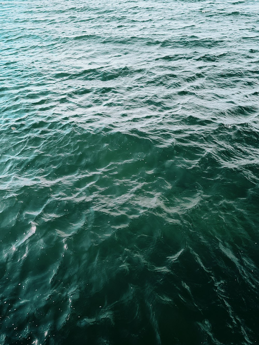 Ein Gewässer mit Wellen