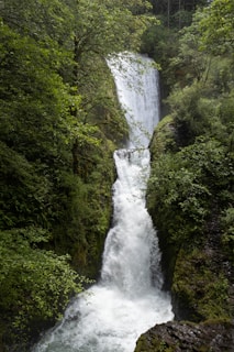 Columbia River Gorge - it's an 80 mile stretch, there are 108 named waterfalls to find