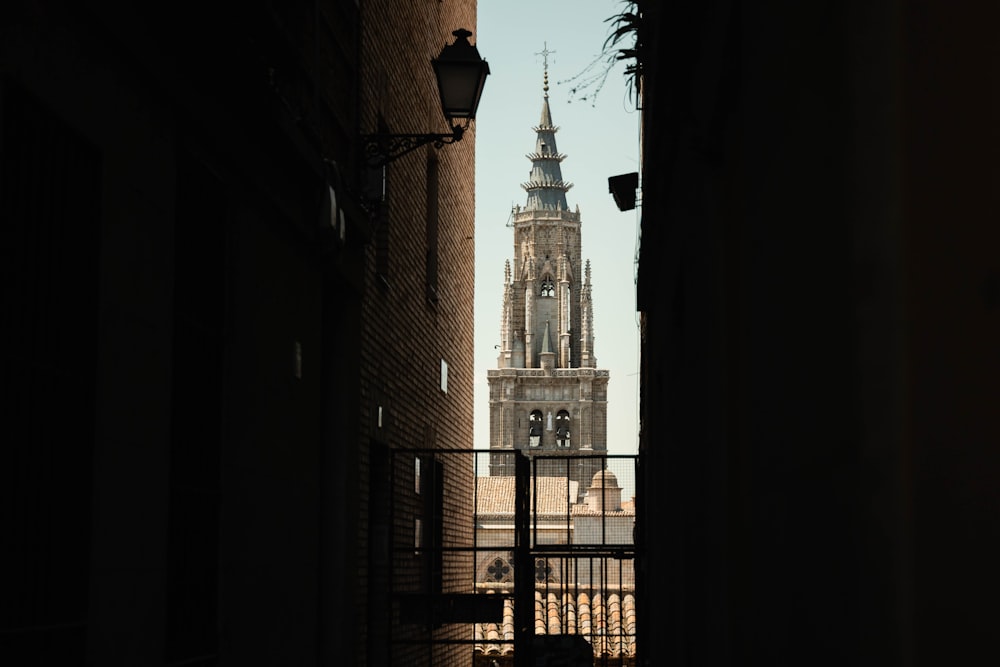 a tall building with a tower