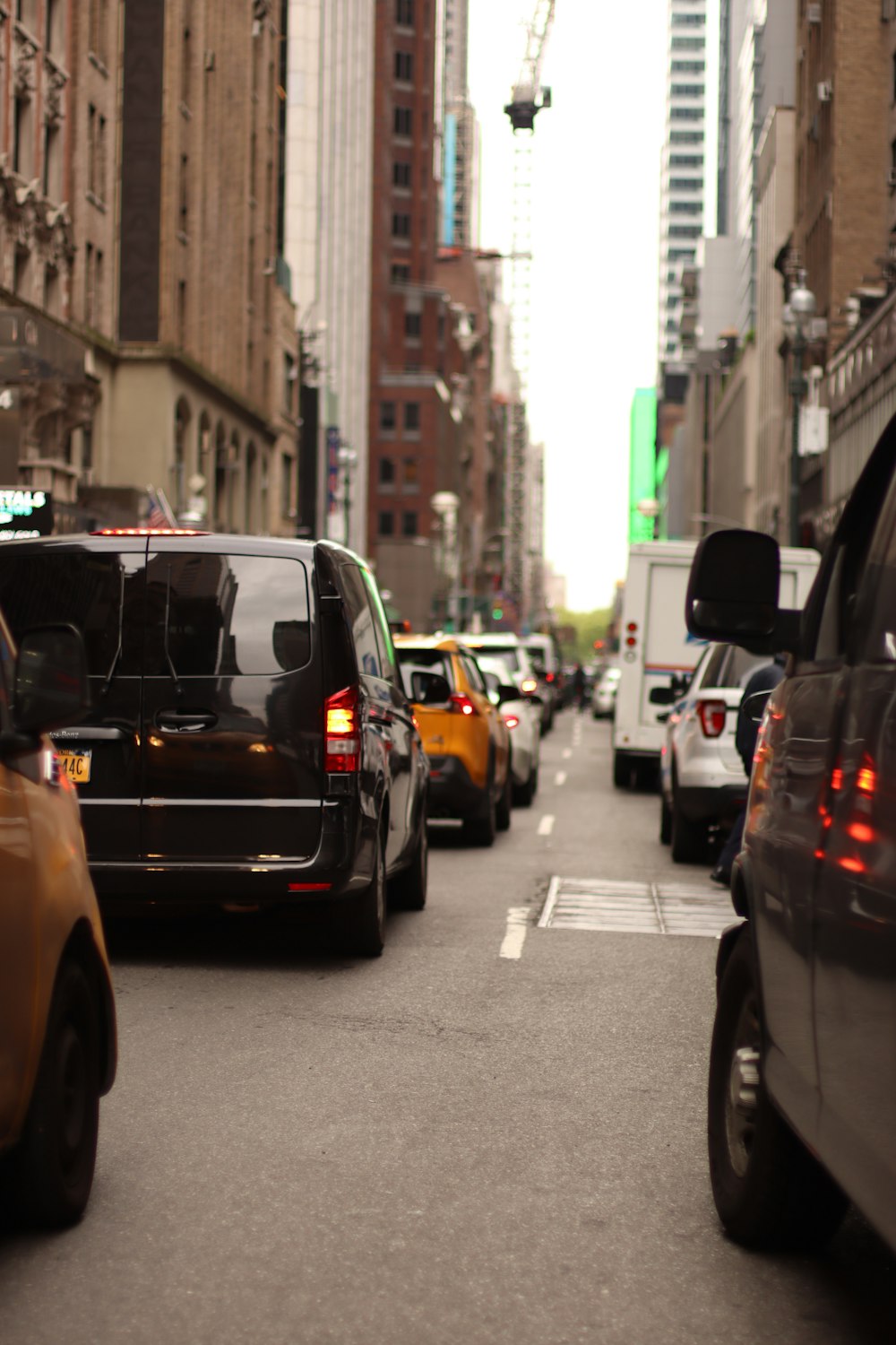 a busy street with cars