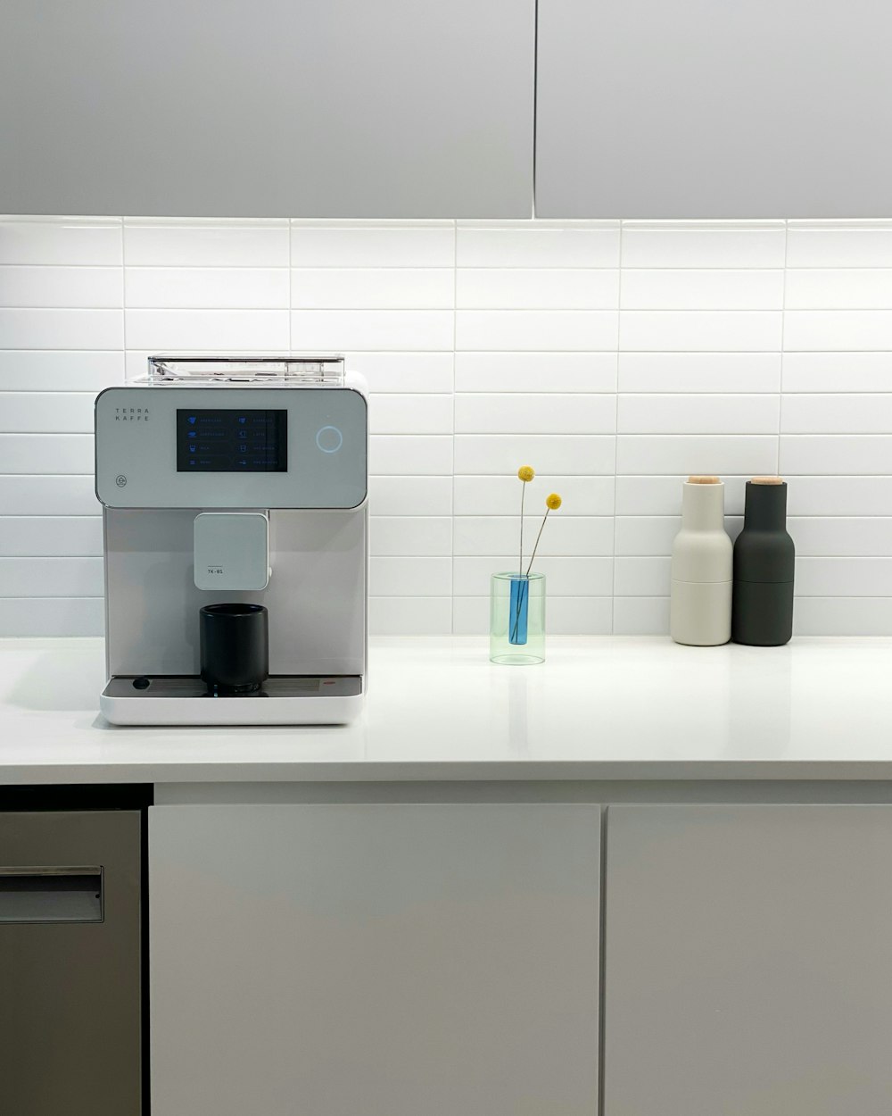 a coffee maker on a counter