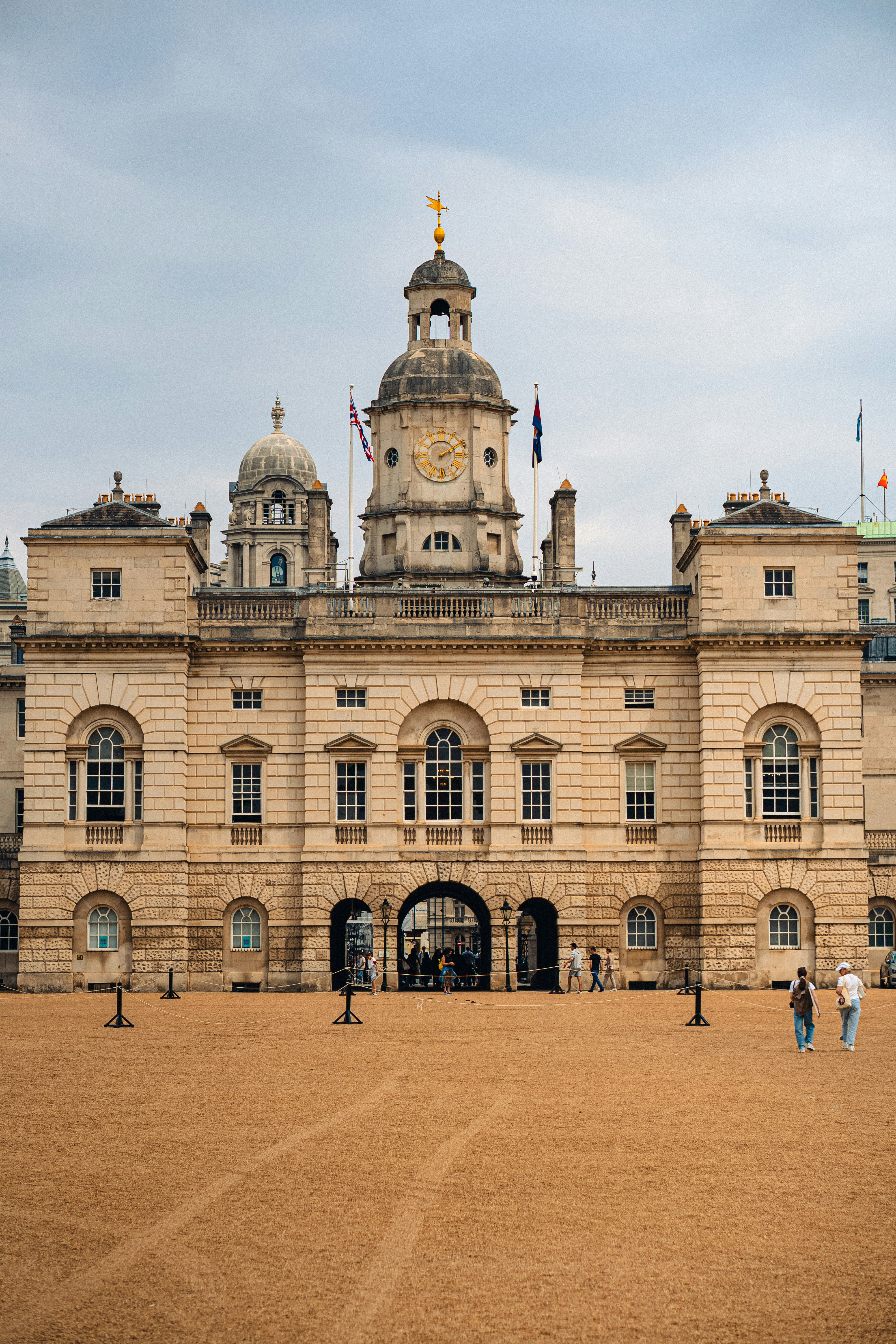 a large building with a clock tower