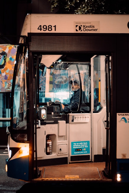 A driver handling the logistics of a transport route.