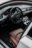 the interior of a car