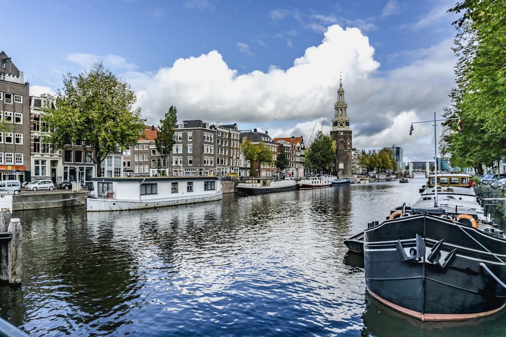 boats on a river