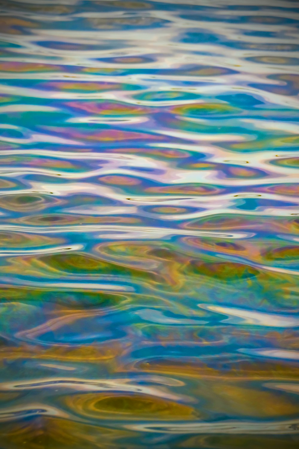 a close up of water