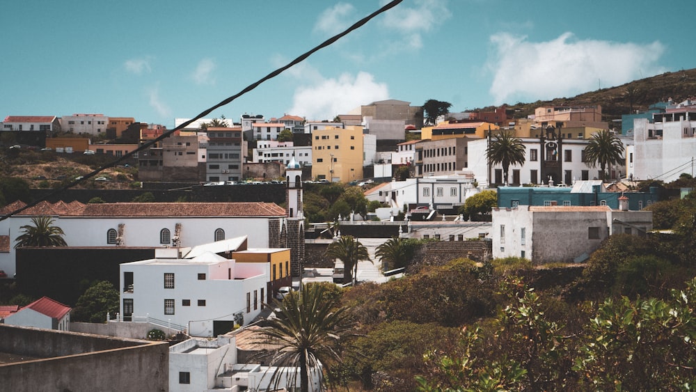 a city with many buildings