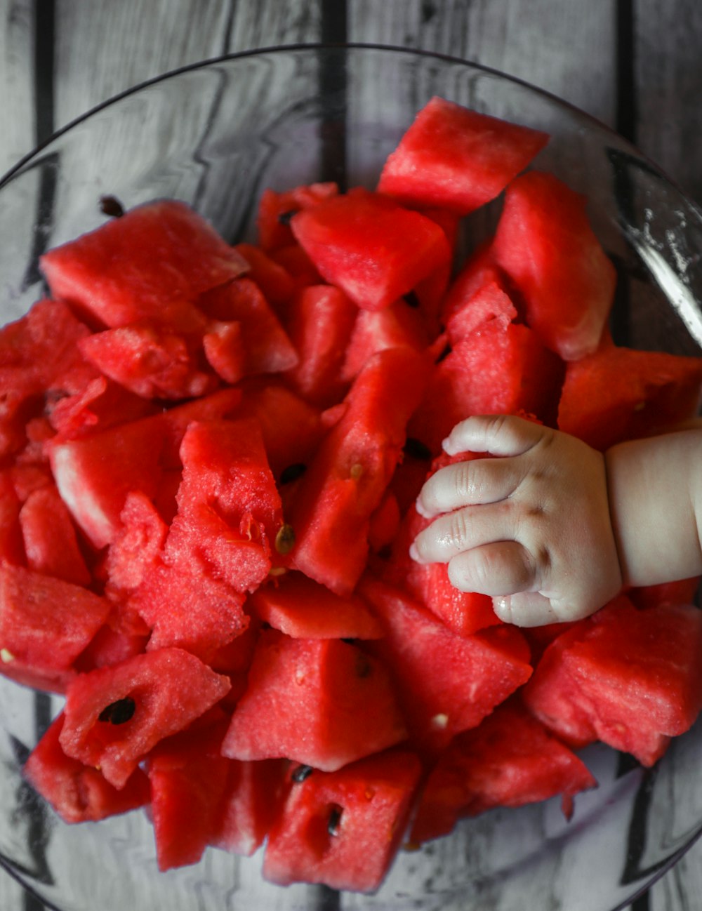 a bowl of cut up tomatoes