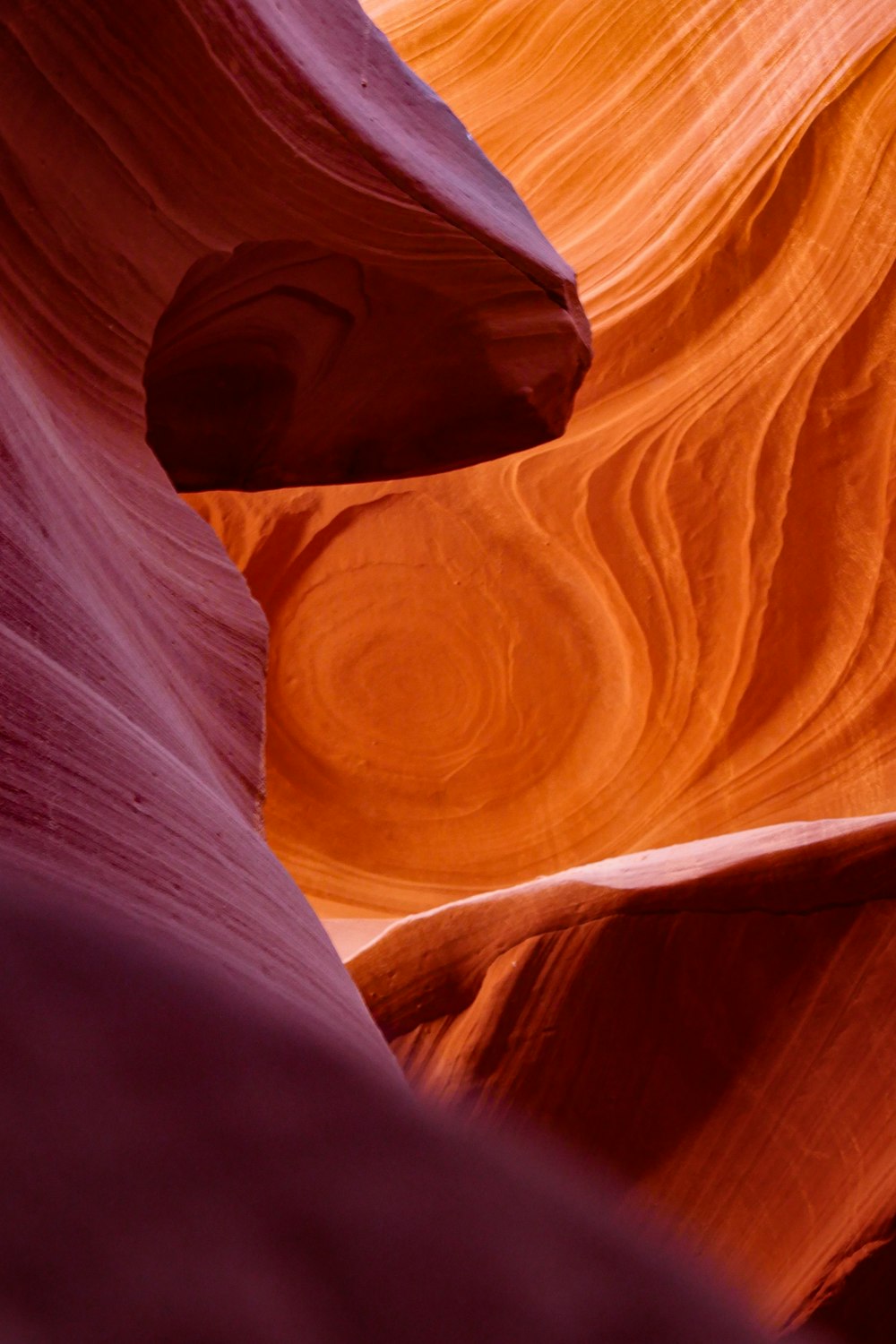 a close-up of a canyon