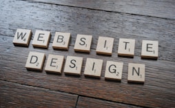 a group of white and black signs