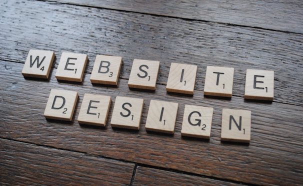 a group of white and black signs