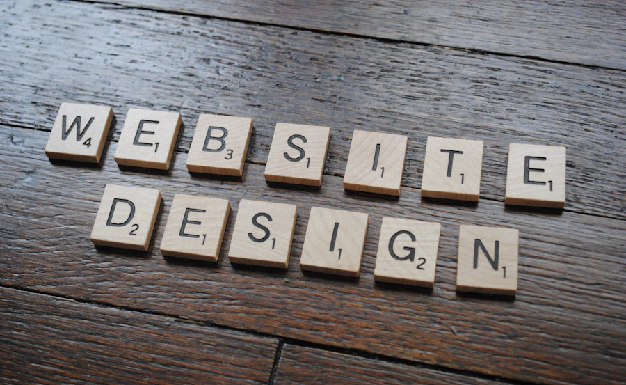 Dark UI design mockup on a screen