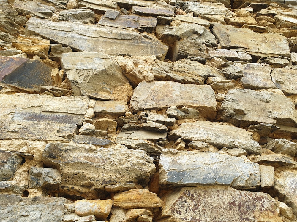 a close-up of some rocks