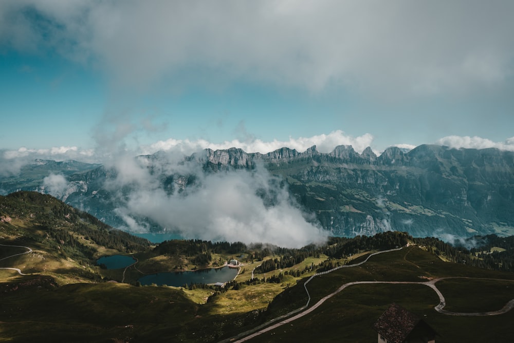 a road leading to a mountain