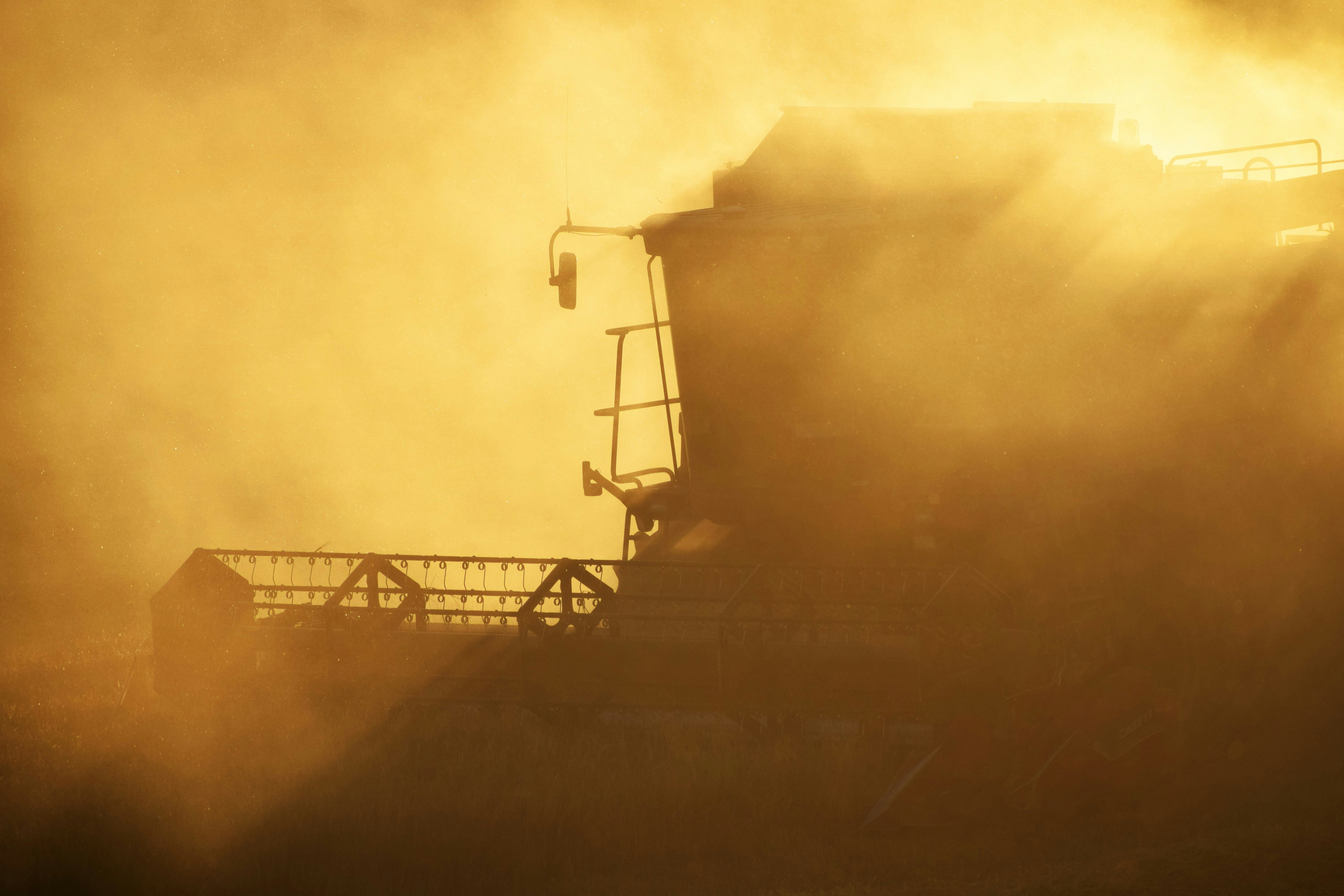 a crane on a building