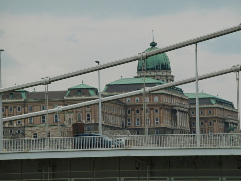 a large building with a dome roof