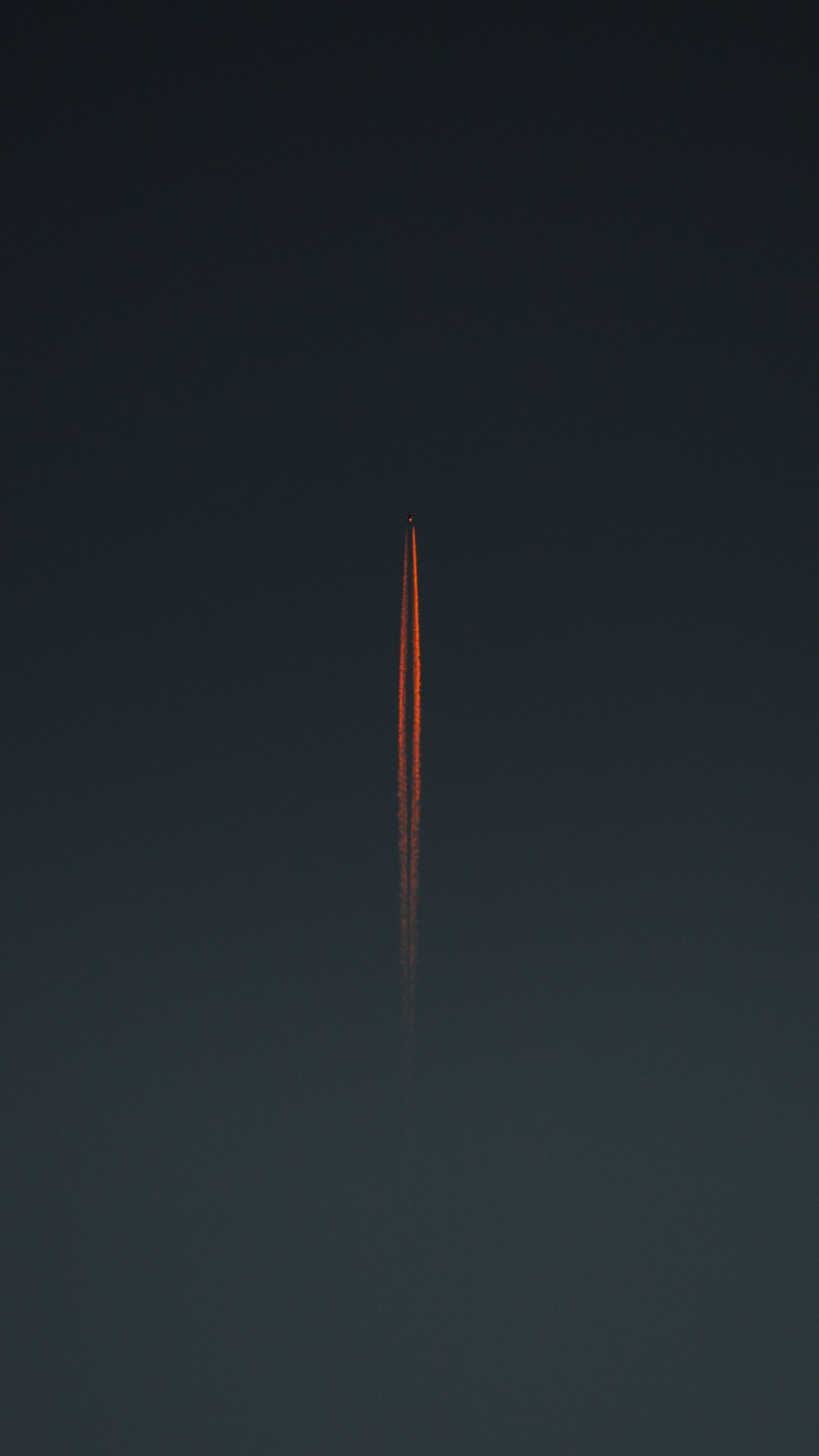 a red line in the sky
