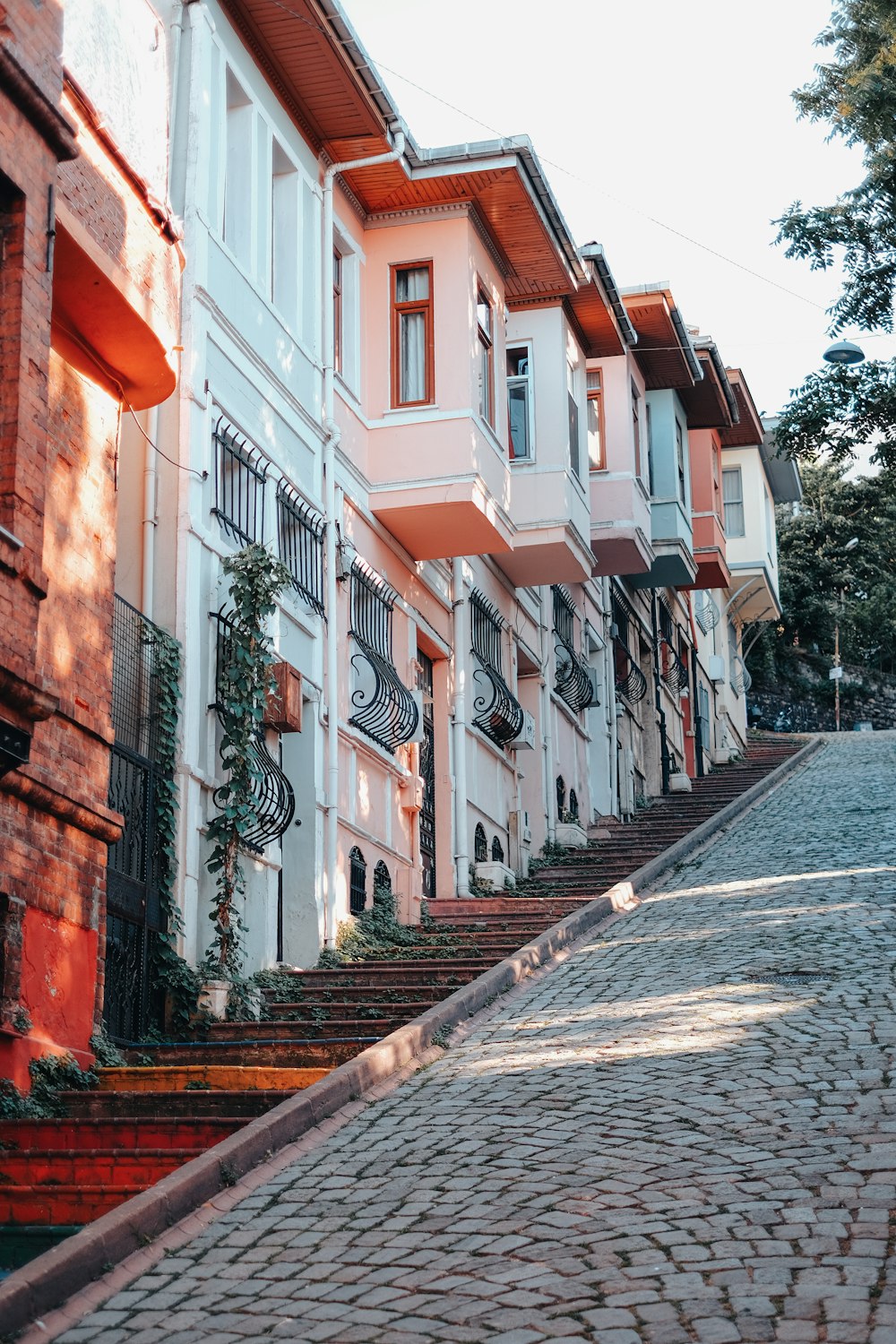 a row of buildings