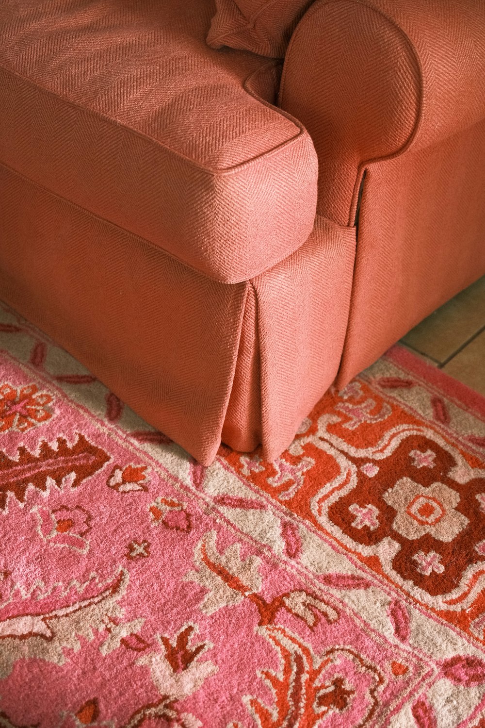 a person's legs with pink and white laces