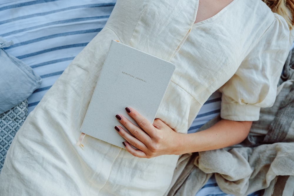 a person reading a book