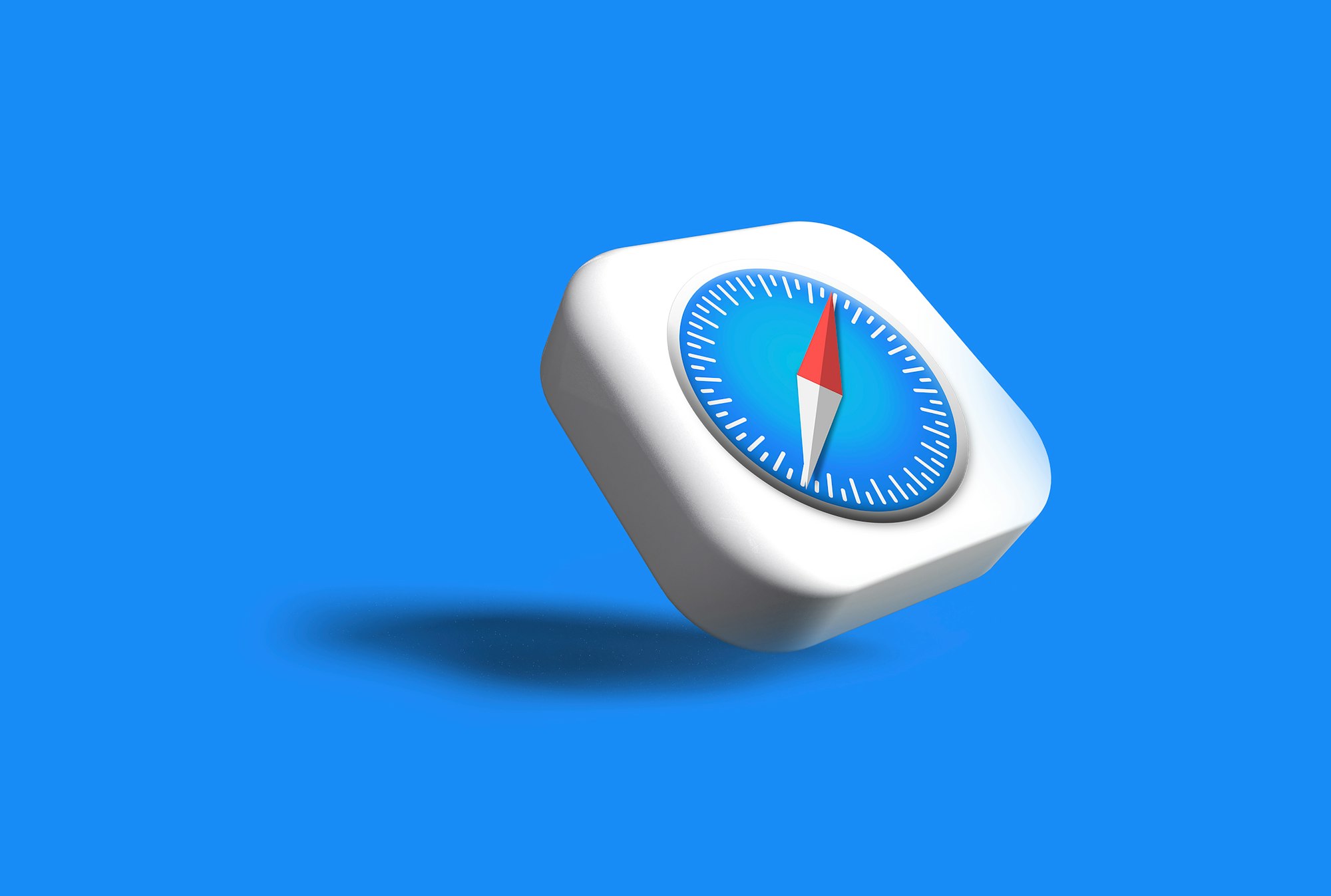 Safari Browser icon in 3D. My 3D work may be seen in the section titled "3D Render."