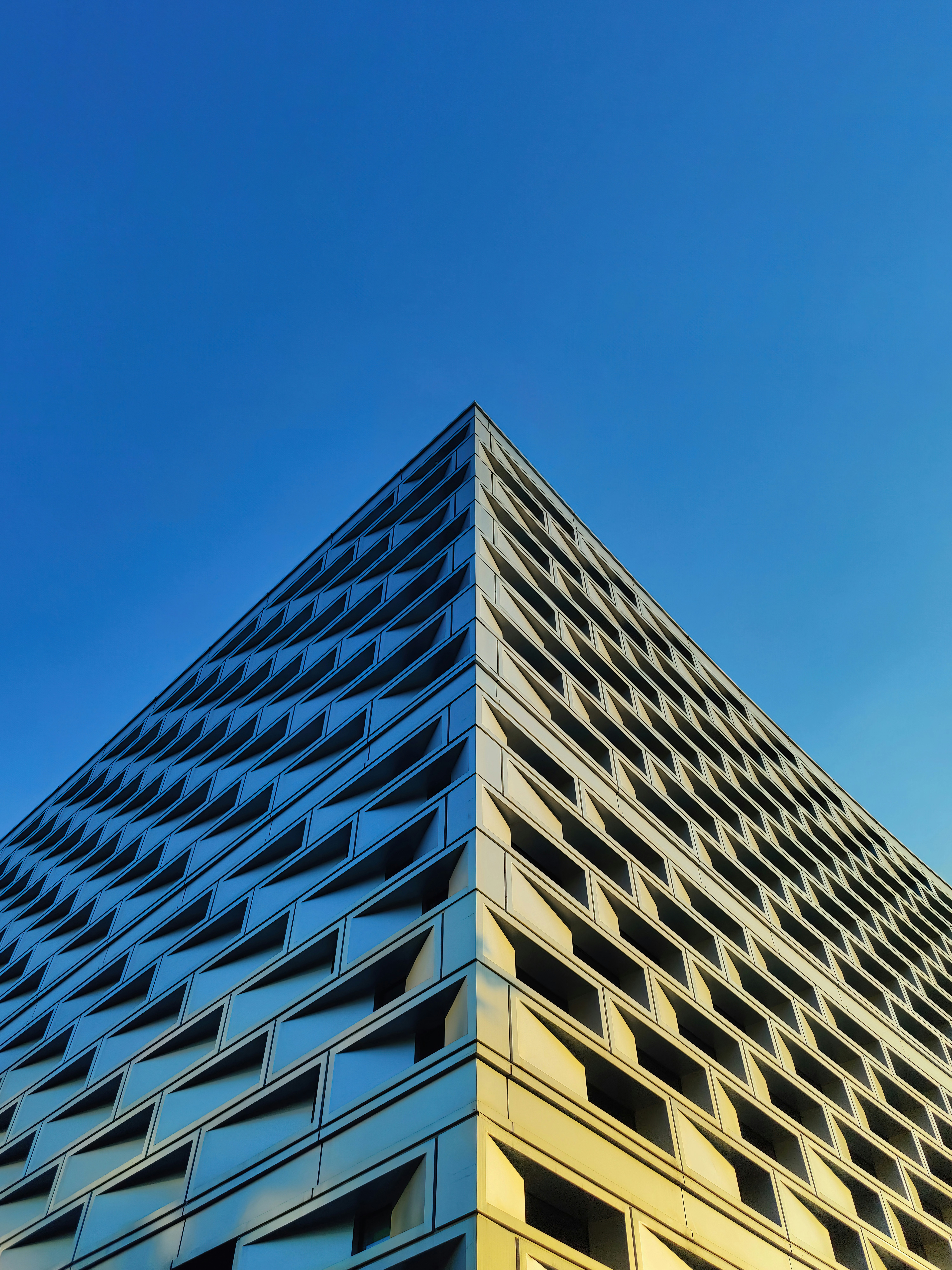 a tall building with many windows