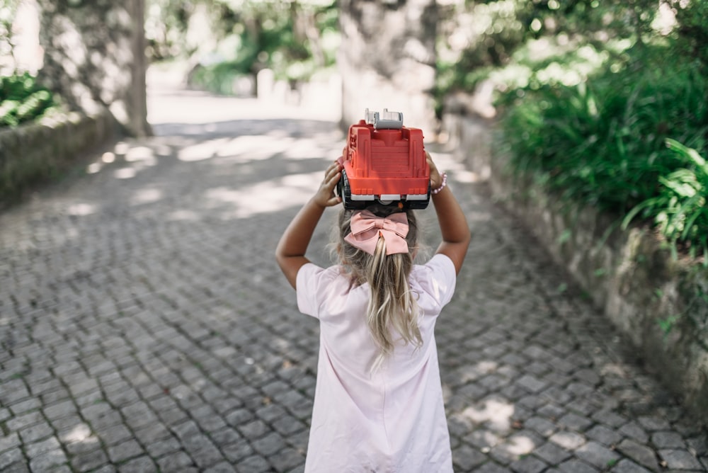 a person carrying a backpack