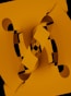 a yellow and black logo