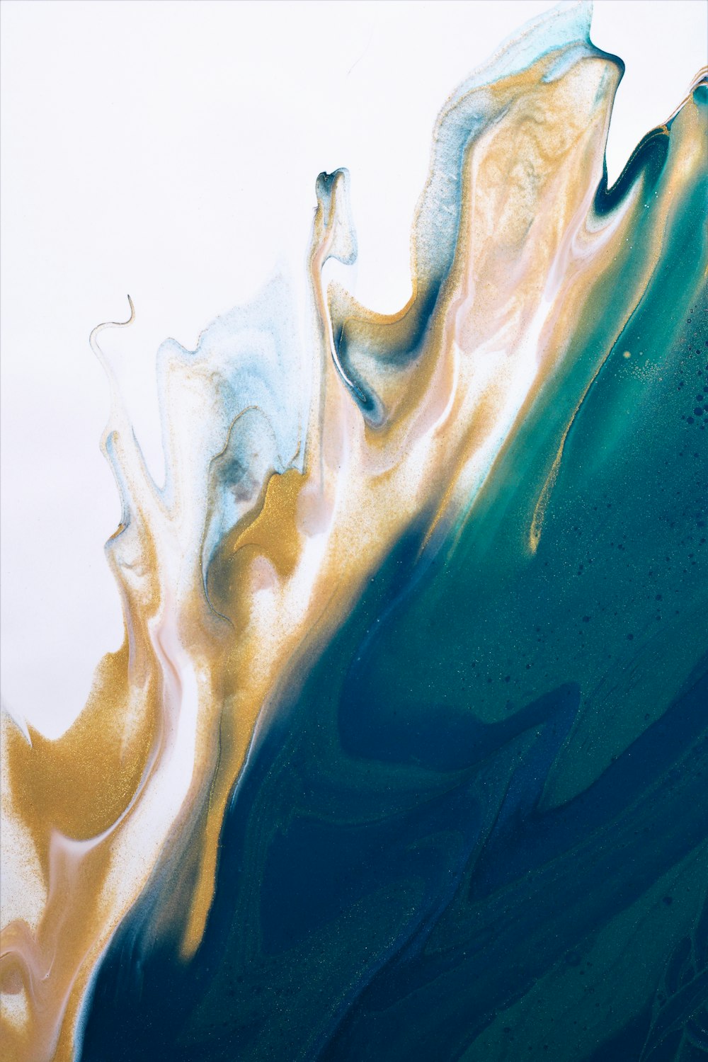 a close-up of a wave