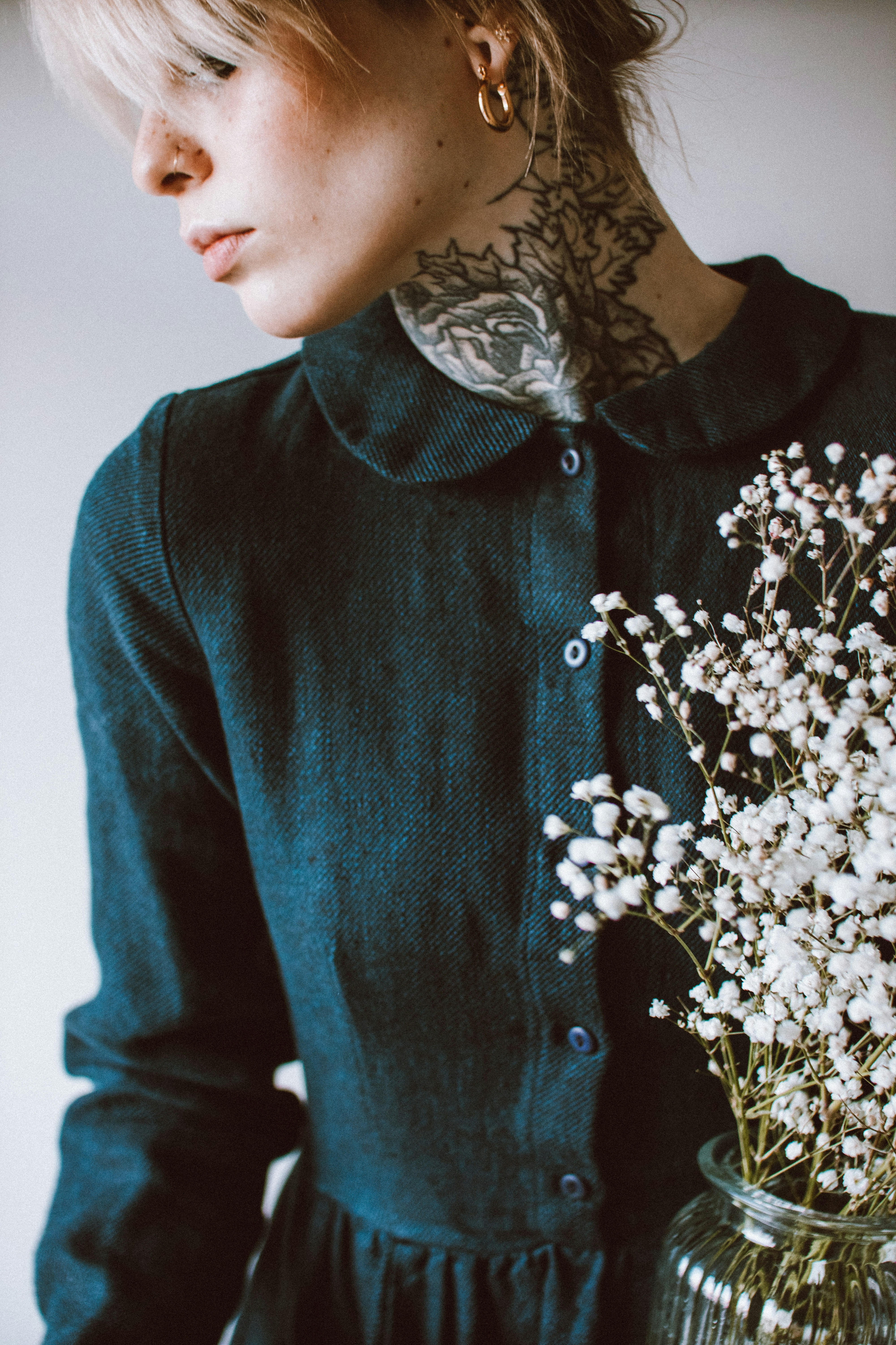 Blue Cotton Shirt Sandro