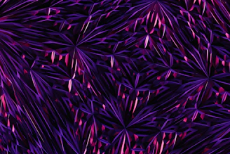 Abstract neural network pattern in deep violet and grey tones.