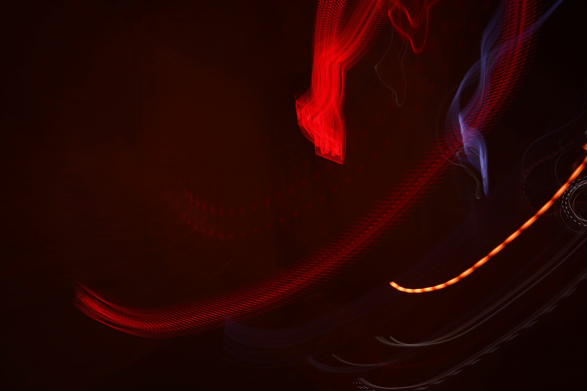 a close-up of a red light