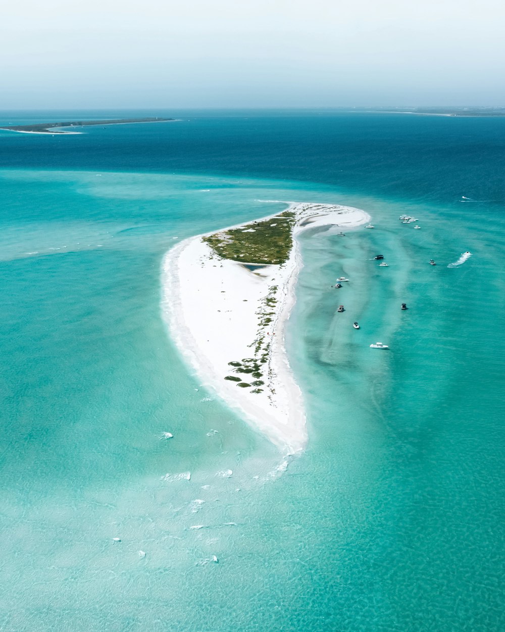 an aerial view of a beach