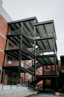 a building with a staircase