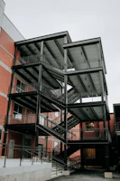 a building with a staircase