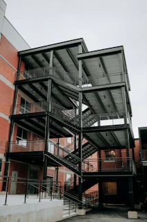 a building with a staircase