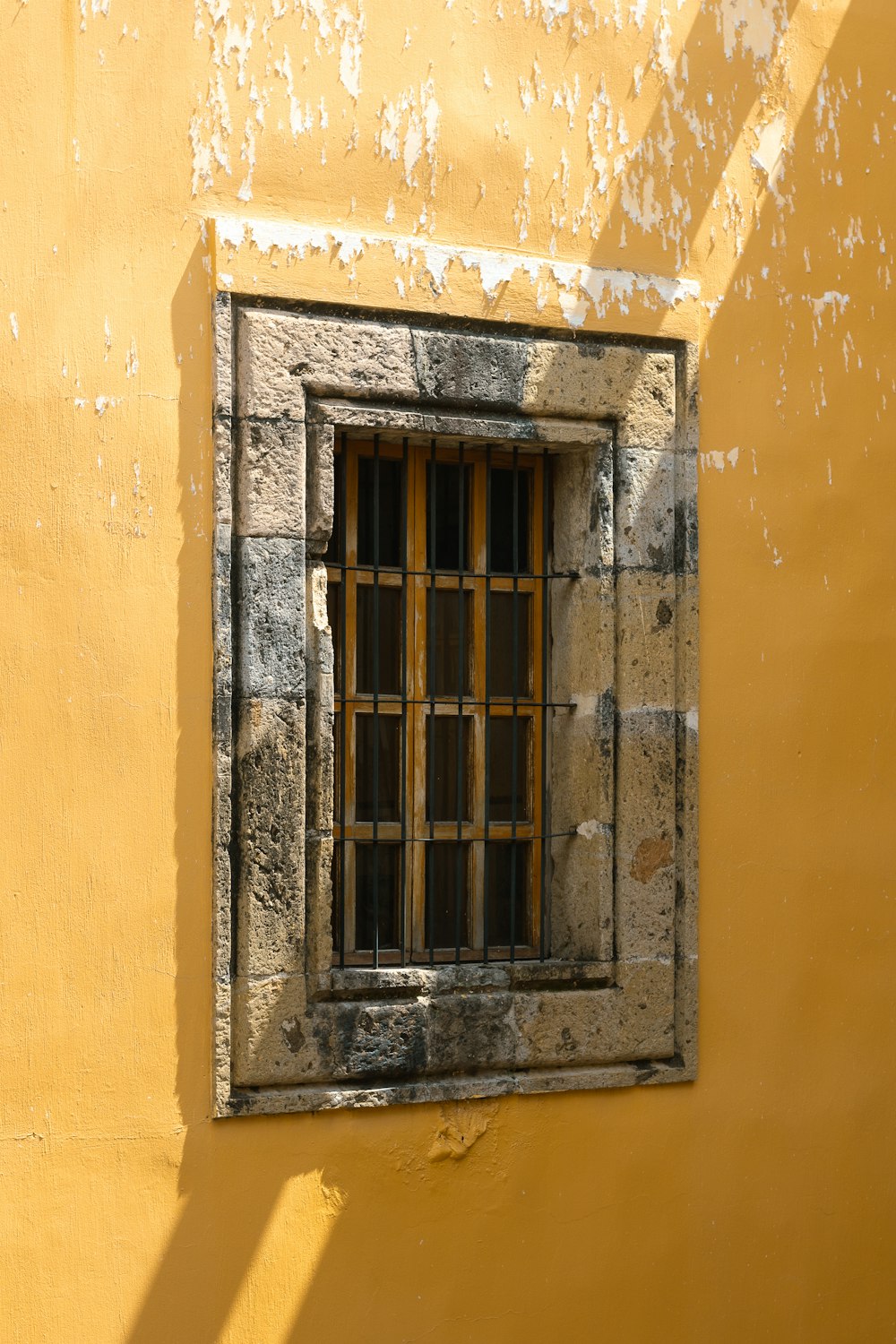 a window in a building