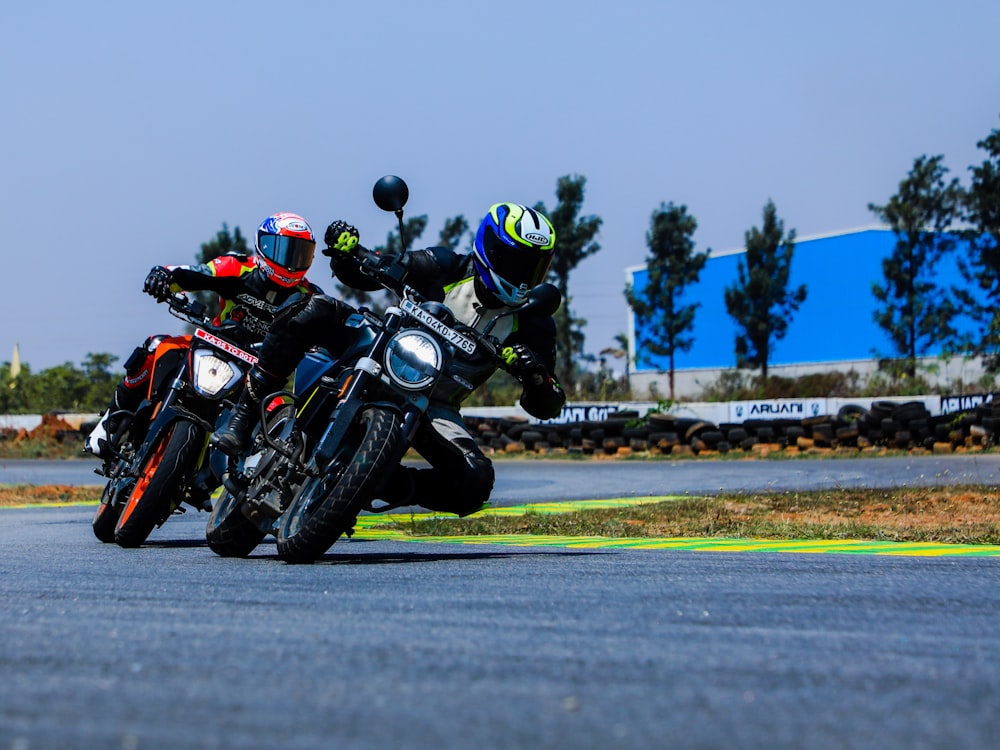 a group of people riding motorcycles