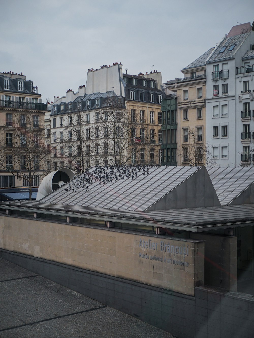 a rooftop of a building