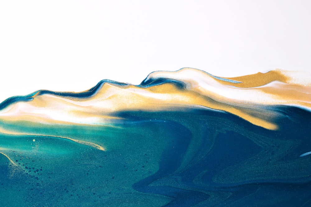 a close-up of a wave