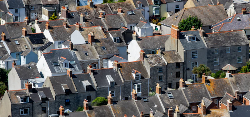 a group of houses