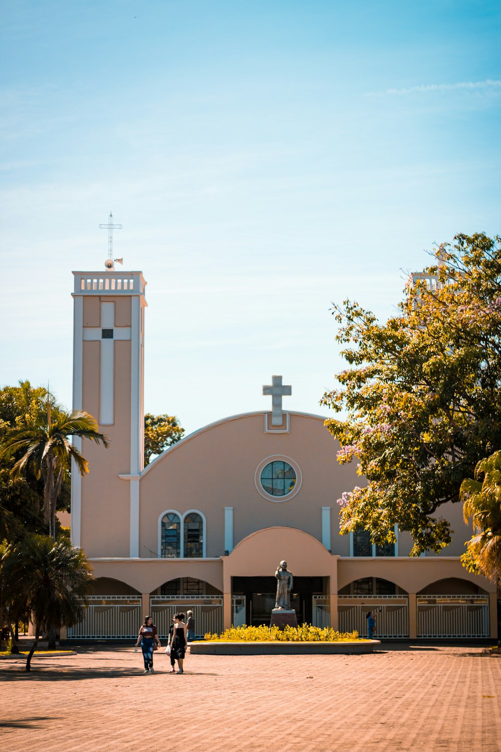 a building with a tower