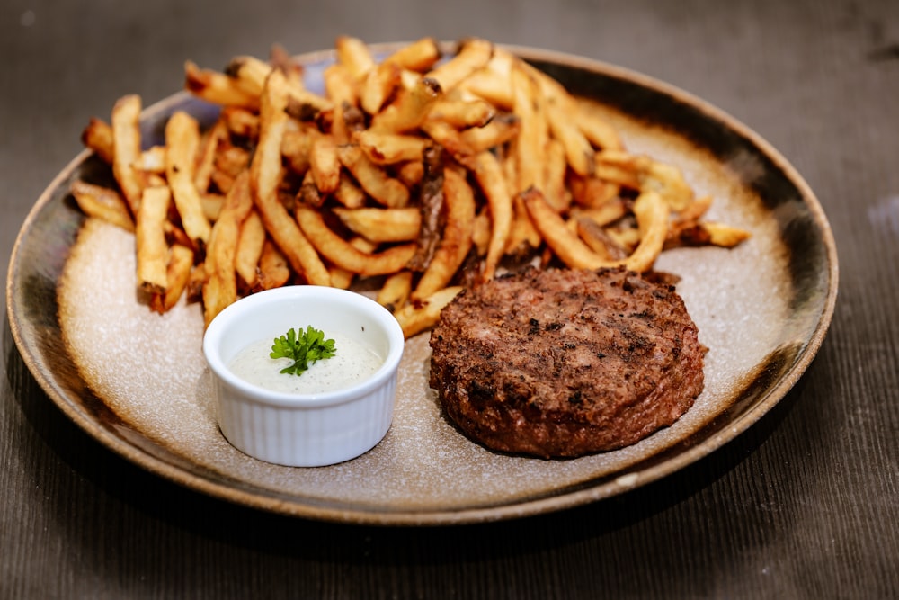 a plate of food