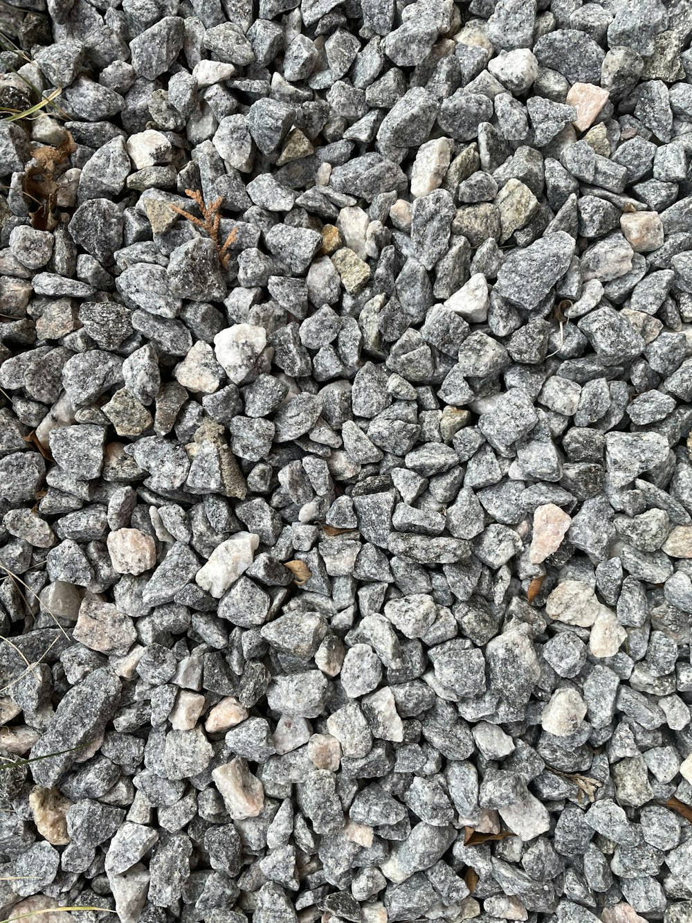 a close up of a pile of small rocks