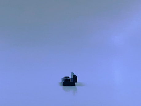 a small boat in the water