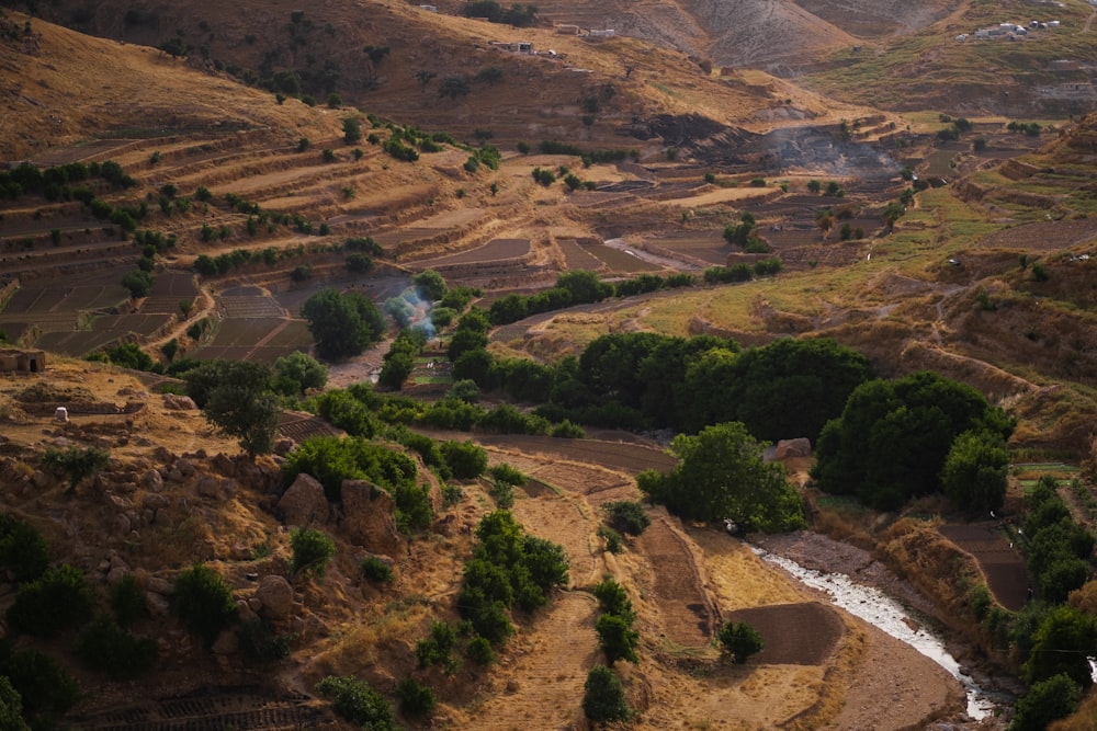 a river running through a valley