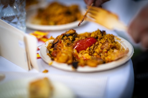 a plate of food
